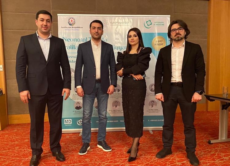 Mərkəzi Gömrük Hospitalının pediatrları "Neonatal tibbdə irəliləyişlər və ziddiyyətlər" konfransında çıxış ediblər 