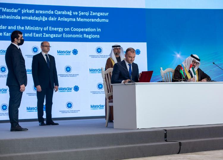"Masdar" şirkəti ilə "yaşıl eneji" sahəsində əməkdaşlıq imkanları genişləndirilir 