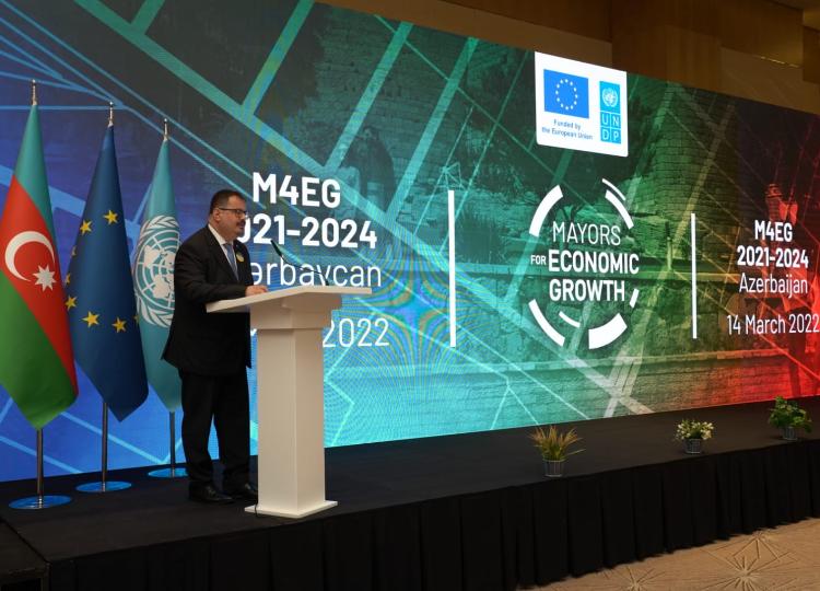 EU and UNDP launch new Mayors for Economic Growth Facility in Azerbaijan - POTO