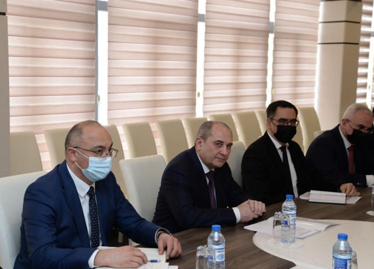 Tahir Budaqov Dünya Bankının Cənubi Qafqaz üzrə regional direktoru Sebastian Molineus ilə görüşüb - FOTO