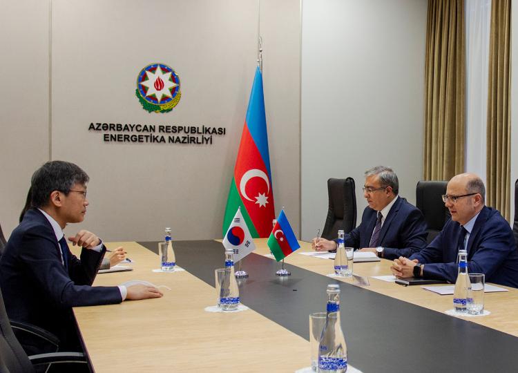 Enerji sahəsində Azərbaycan-Koreya əməkdaşlığı müzakirə edilib 