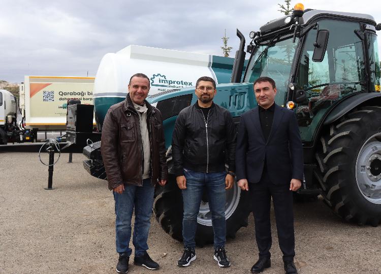 Пожертвованная Фонду Возрождения Карабаха Improtex-ом новая техника передана Шушинскому заповеднику 