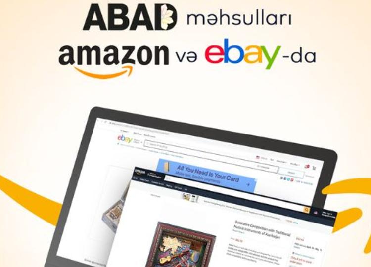 ABAD məhsulları "Amazon" və "eBay"da 