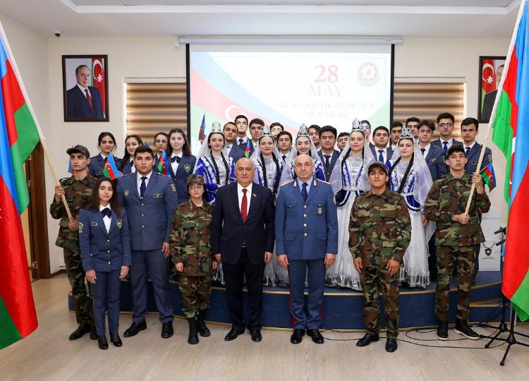Gömrük Akademiyasında 28 May - Müstəqillik Gününə həsr olunmuş "Tariximizin şanlı səhifəsi" adlı tədbir keçirilib 