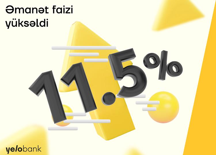 Зарабатывайте до 11,5% годовых с новым предложением от Yelo Bank 
