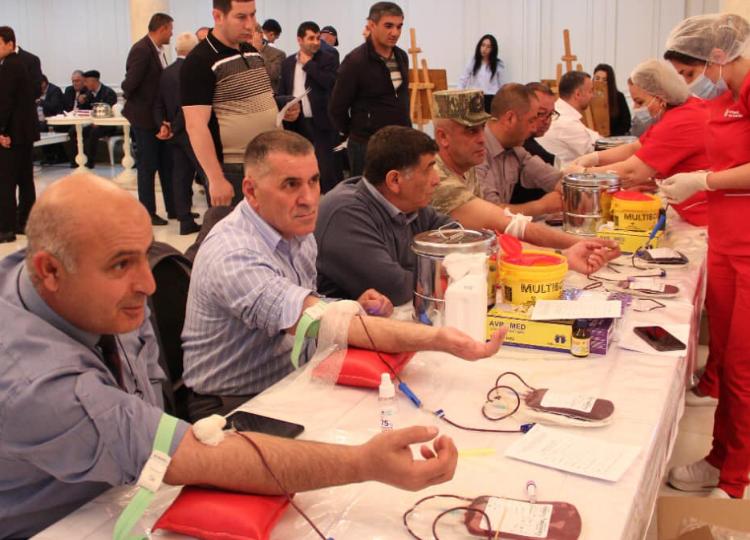 İsmayıllıda qanvermə aksiyası keçirilib 