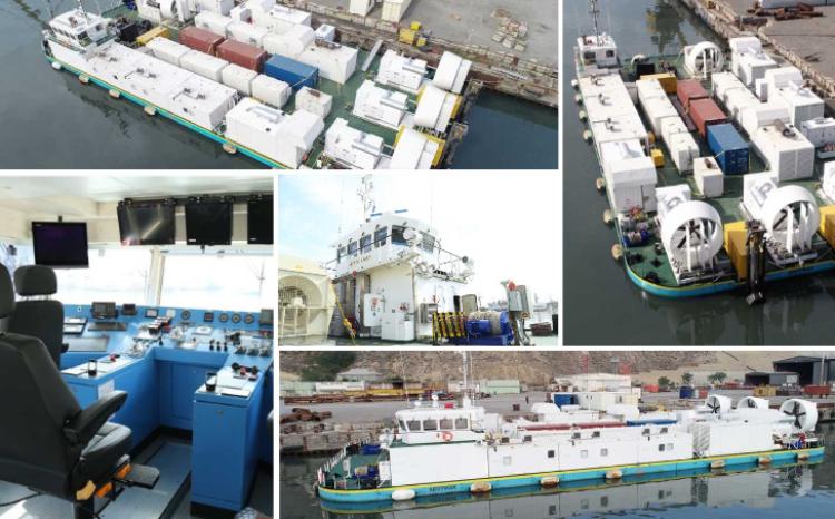 The world's first self-propelled air cushion barge was built in Azerbaijan - VIDEO
