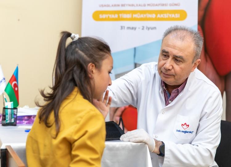 В Дашкесане проведена акция медицинского осмотра детей - ФОТО