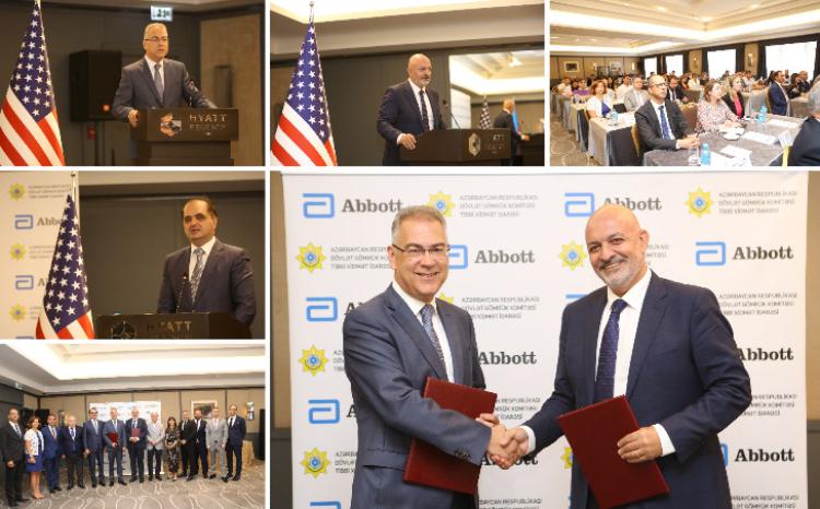 Подписан Меморандум о взаимопонимании между Управлением Медицинской Службы Государственного Таможенного Комитета Азербайджанской Республики и Abbott 