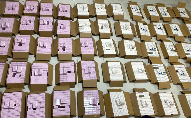 Avtomobildə gizlədilən külli miqdarda dərman preparatları aşkarlandı 