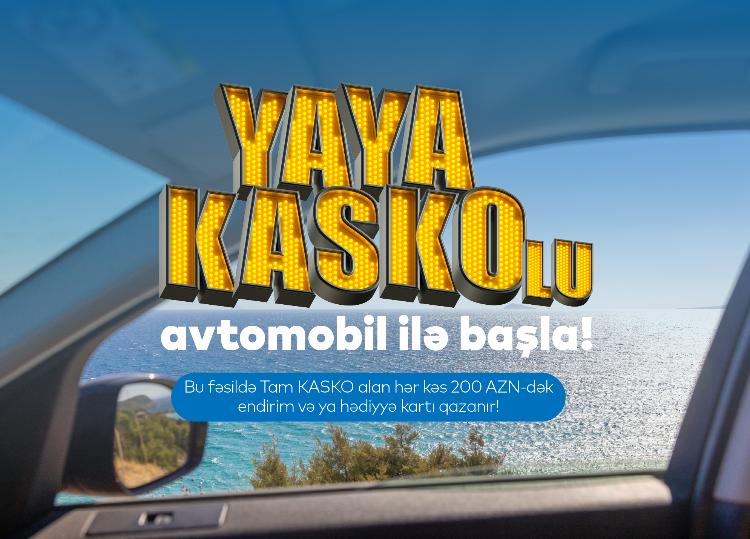 Yaya KASKOlu avtomobil ilə başla! 