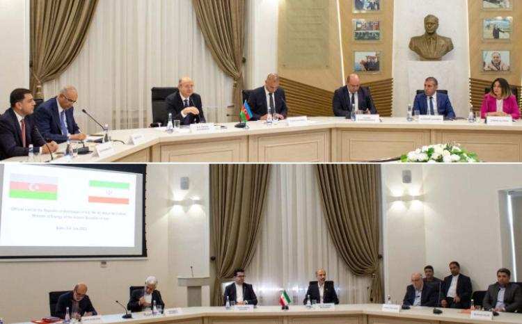 Azərbaycan və İran birgə enerji layihələrinin icrasını müzakirə ediblər 
