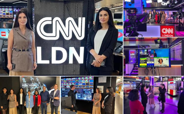 Mədəniyyət Nazirliyinin Media və kommunikasiya şöbəsi Londonda "CNN" telekanalının qonağı olub 