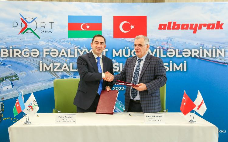 Bakı Limanı və Türkiyənin ən böyük holdinqlərindən olan "Albayrak" şirkətlər qrupu ilə birgə əməkdaşlığa başlayır 