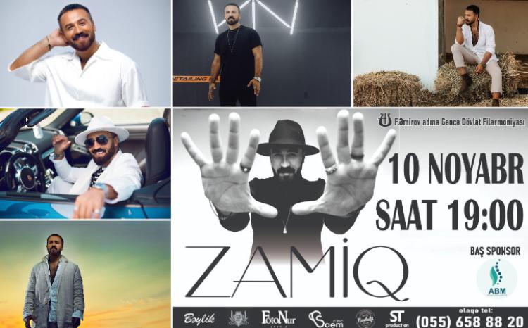 Zamiq Gəncədə konsert verəcək 