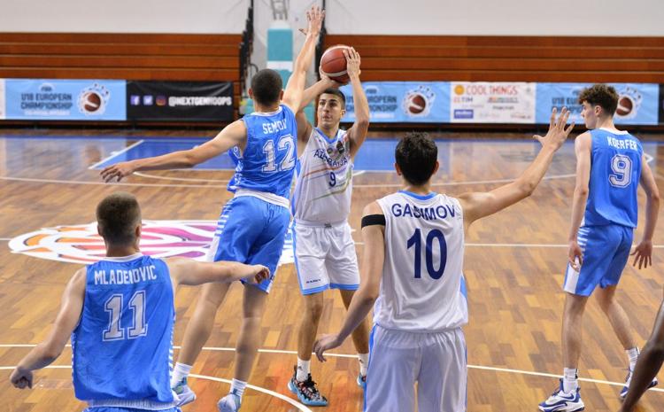 Basketbol üzrə U-18 milli komandamız Avropa Çempionatına qələbə ilə başladı 
