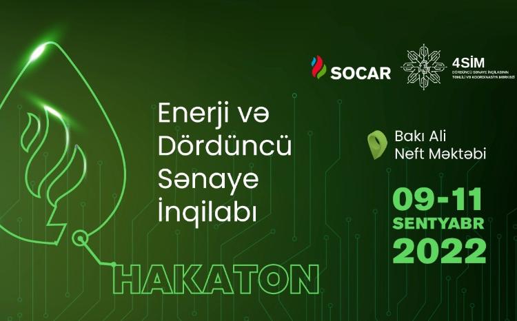 SOCAR və 4SİM-in birgə təşkilatçılığı ilə keçiriləcək "Enerji və Dördüncü Sənaye İnqilabı" Hakaton yarışına dair məlumat 
