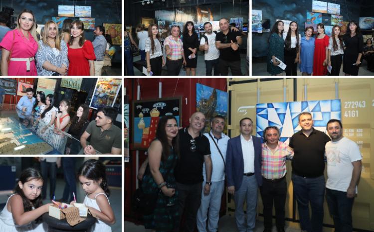 "Dənizə doğru" adlı rəssamların qrup sərgisi açılib - FOTO