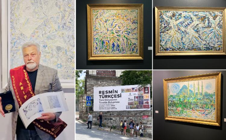 Xalq rəssamı Arif Əziz İstanbulda "Rəsmin türkçəsi" sərgisində iştrak edib 
