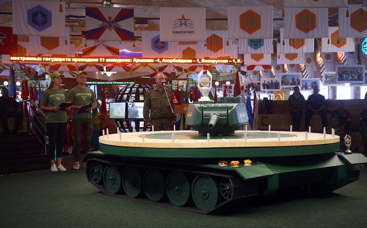 The drawing procedure for the semifinal stage of the "Tank Biathlon" contest was held 
