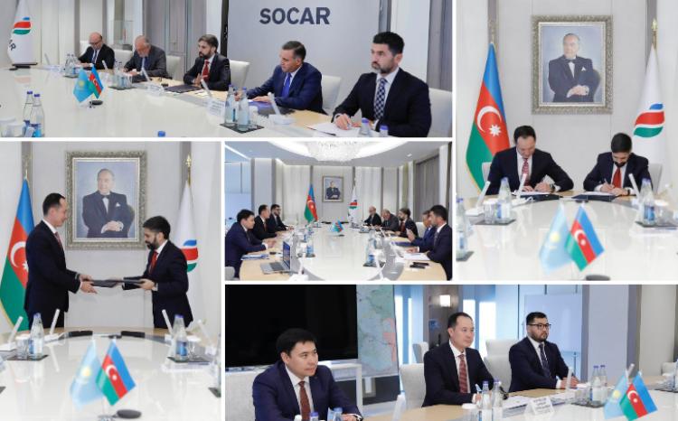 SOCAR ilə Qazaxıstanın "QazaqGaz" şirkəti arasında Anlaşma Memorandumu imzalanıb 