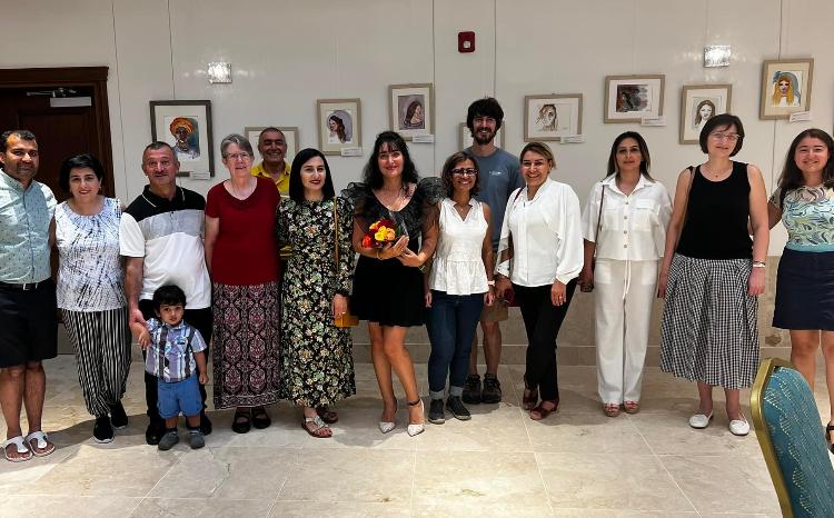 В Турецком культурном центре имени Aзиза Санджара в США открылась выставка азербайджанского художника 