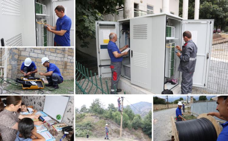 İvanovka və Lahıcda GPON texnologiyası ilə genişzolaqlı xidmətlərin təqdim edilməsinə başlanılıb 
