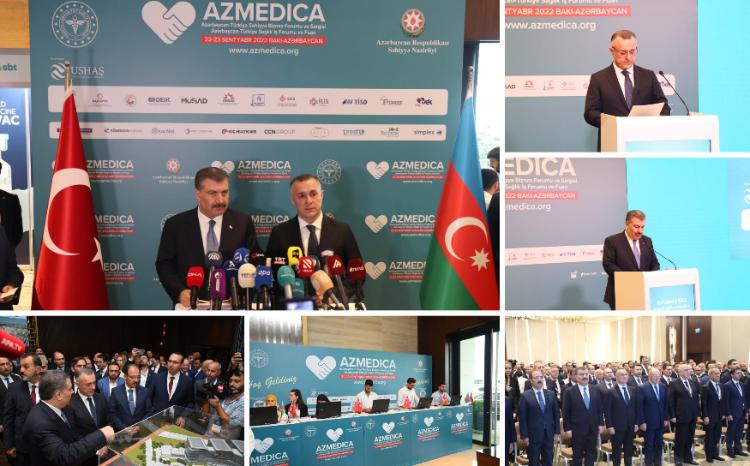 В Баку состоялась церемония открытия «Азербайджано-турецкого медицинского бизнес-форума и выставки» 