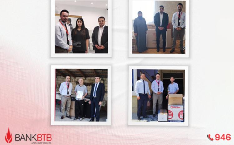 Bank BTB özünüməşğulluq proqramı çərçivəsində aztəminatlı ailələrə dəstək oldu 