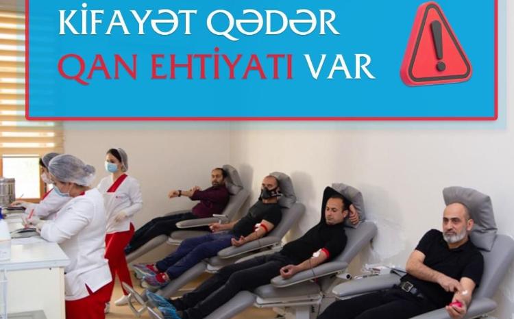 TƏBİB: Mərkəzi Qan Bankında və bölmələrində kifayət qədər qan ehtiyatları var 
