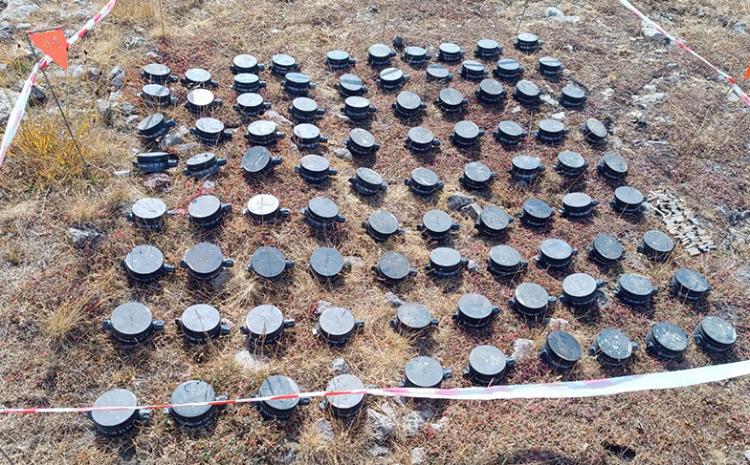 The next mines buried in the Lachin direction during the Armenian provocation were neutralized 