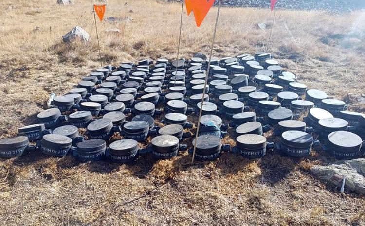 Mines buried in the territory of the Lachin region to commit a provocation were detected 