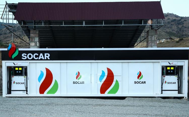 Hadrutda "SOCAR" brendli yeni yanacaqdoldurma məntəqəsi stifadəyə verilib 