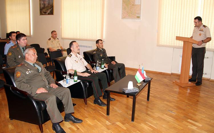 A delegation of the Republic of Tajikistan visited the Military Institute named after Heydar Aliyev 