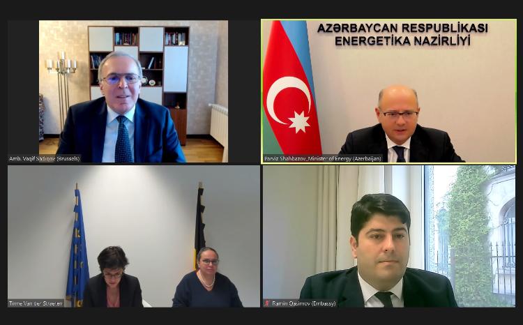Azerbaijani Energy Minister holds discussions on energy cooperation with Minister of Energy of the Kingdom of Belgium 