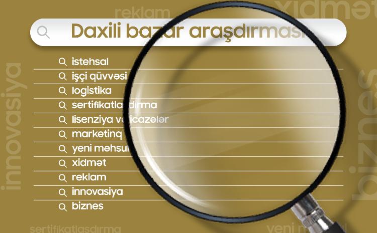 Sahibkarlar üçün 44 daxili bazar araşdırması aparılıb 