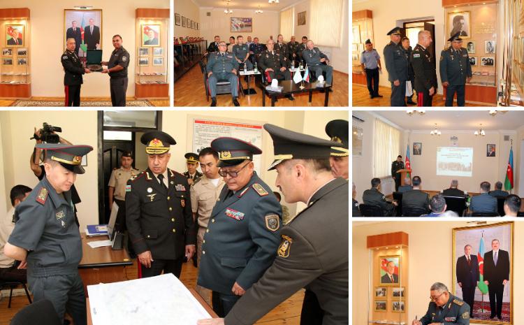 The delegations of the Republic of Kazakhstan and the Republic of Uzbekistan visited the Military Institute named after Heydar Aliyev 
