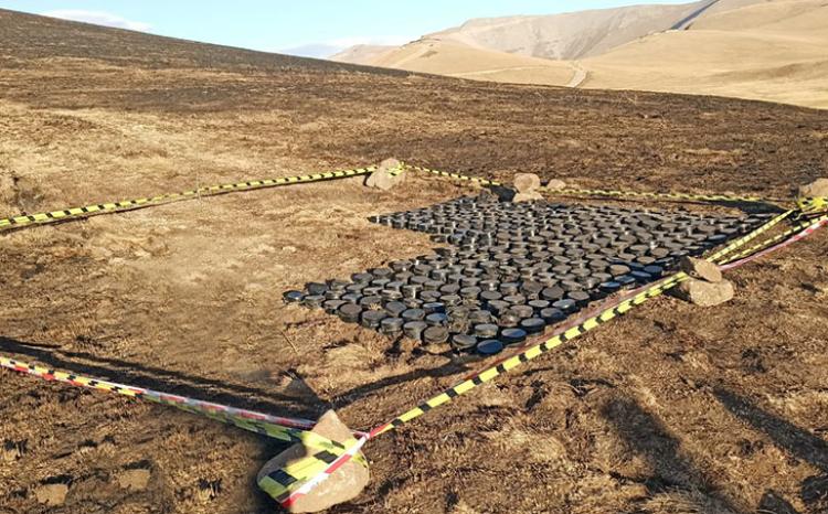 Mines buried by Armenian military formations were neutralized 