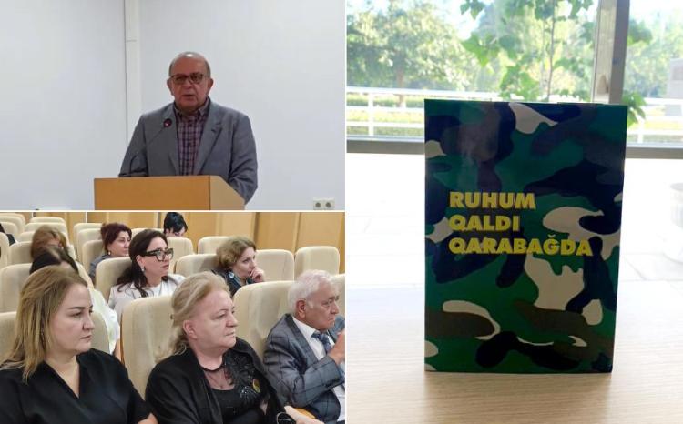 MEK-də "Ruhum qaldı Qarabağda" kitabının təqdimatı baş tutub 