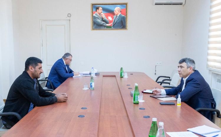 Nazir İnam Kərimov Qazaxda vətəndaşları qəbul edib 