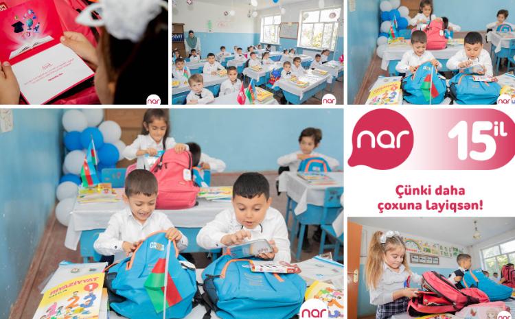 Nar visits schools in Aghdam and Fuzuli districts 