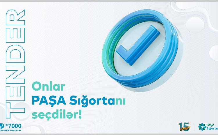 PAŞA Sığorta daha bir tenderin qalibi oldu! 