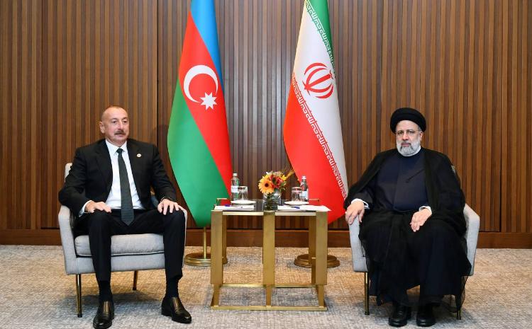 Ilham Aliyev met with President of Iran Seyyed Ebrahim Raisi in Astana 
