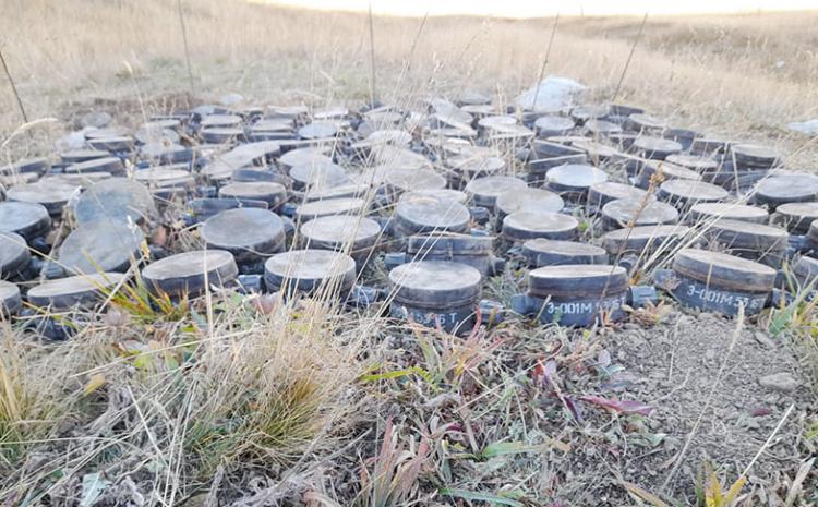 The next mines detected in Kalbajar and Dashkasan were neutralized 