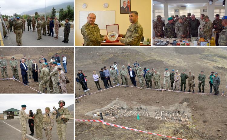 Military attachés accredited to Azerbaijan visited the mass grave in the Edilli village 