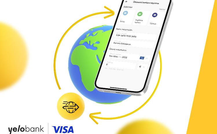 Переводите деньги на зарубежные банковские карты через Yelo App 