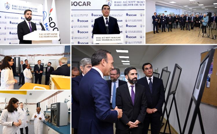 SOCAR-ın Bakı Ali Neft Məktəbində "Maire Tecnimont" şirkətinin dəstəyi ilə Polimer Tədqiqat Laboratoriyası istifadəyə verilib 
