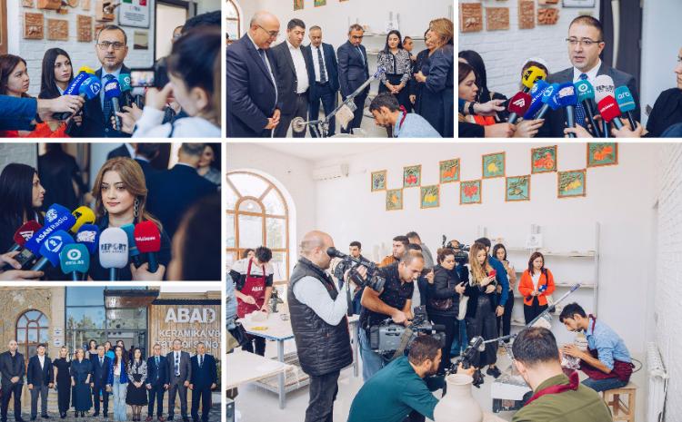 Nardaran "ABAD" Keramika və Tətbiqi Sənət Mərkəzinə mediatur təşkil edilib 