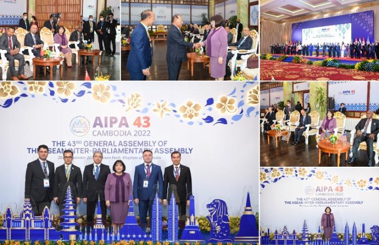 Глава Милли Меджлиса Сагиба Гафарова участвовала в открытии 43-й Генассамблеи МПА АСЕАН 