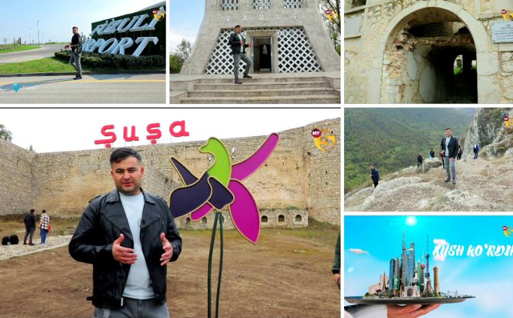 Özbəkistanın "MY5" telekanalında Azərbaycanın Şuşa və Füzuli şəhərləri ilə bağlı veriliş nümayiş etdirilib 